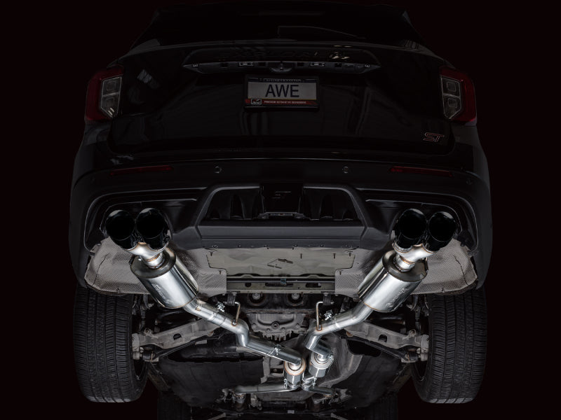AWE Tuning 2020+ Ford Explorer ST Touring Edition Exhaust w/ Diamond Black Tips-thumbmail-8