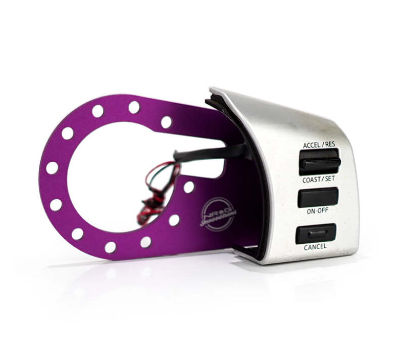 NRG Steering Wheel 350Z Cruise Control Relocation Kit - Purple-thumbmail-4