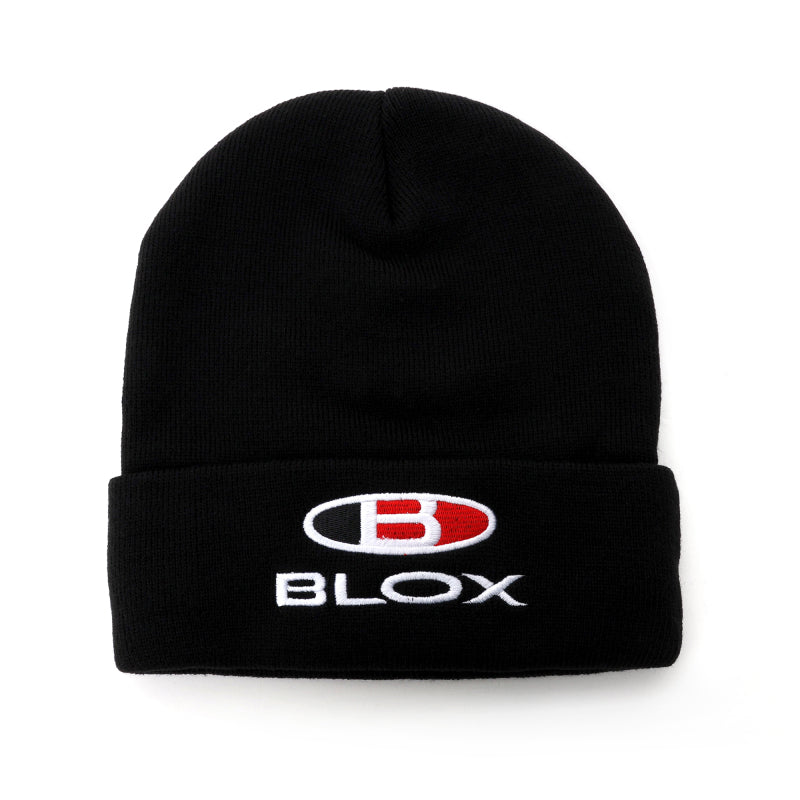 BLOX Racing Classic Beanie - Black w/ Stacked Logo-thumbmail-2