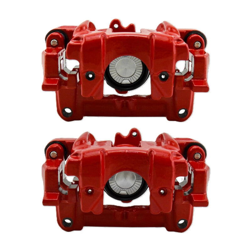 Power Stop 20-25 Lincoln Corsair Rear Red Caliper w/Bracket (Pair)-thumbmail-1