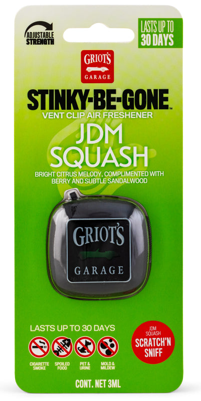 Griots Garage Stinky-Be-Gone Vent Clip Air Freshener - JDM Squash-thumbmail-1