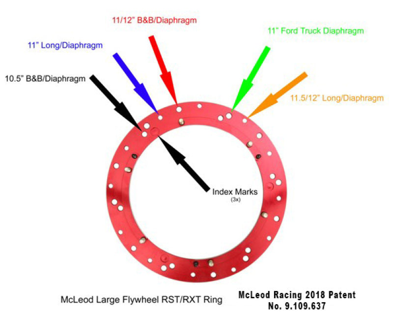 McLeod Racing RST HD Twin - For Large Diameter Flywheel - Red Ring - 1 x 14 Spline-thumbmail-4