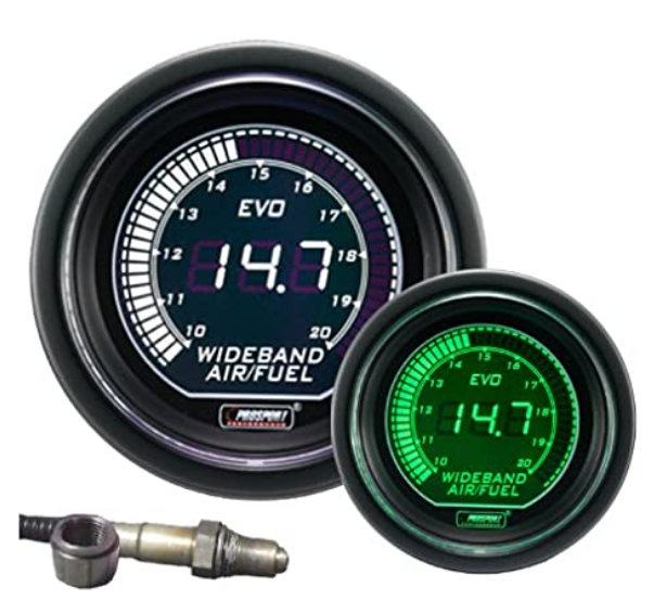 2-1/16" EVO Wideband White/Green Digital Air Fuel Ratio kit--thumbmail-1
