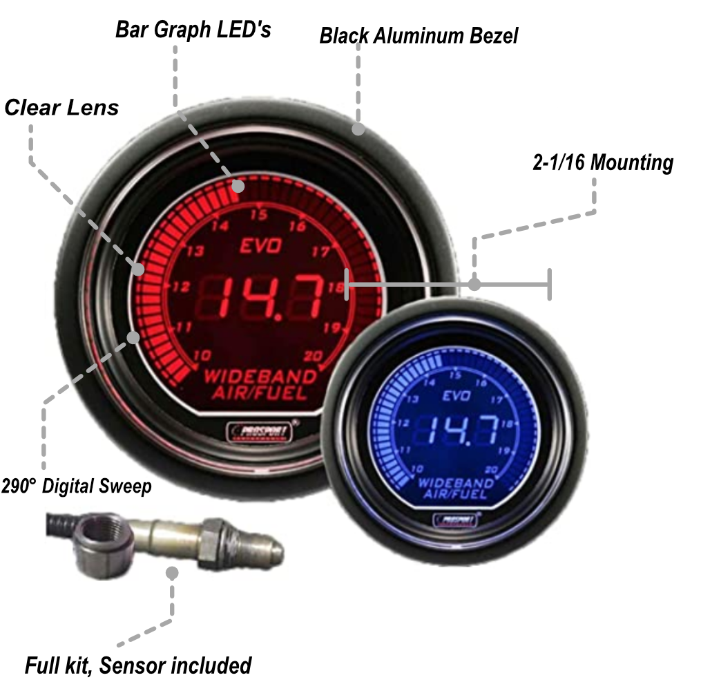 2-1/16" EVO Wideband Digital Air Fuel Ratio kit-thumbmail-2