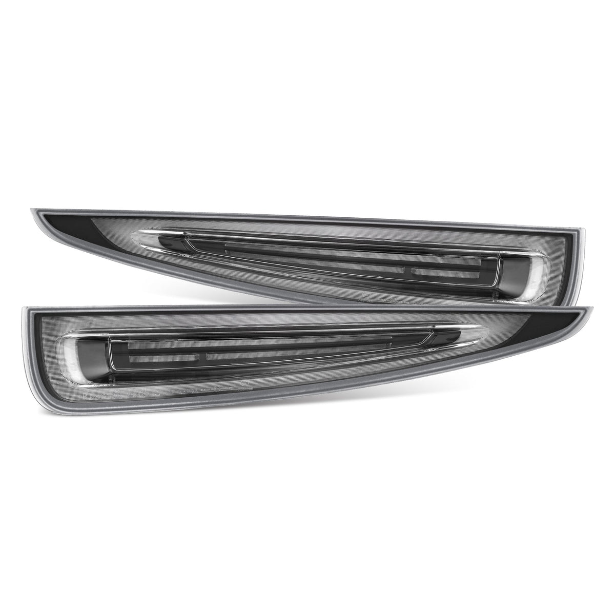 AlphaRex NOVA-Series Prismatic LED tail lights for 2012-2016 Porsche 911 991.1 - Black Clear