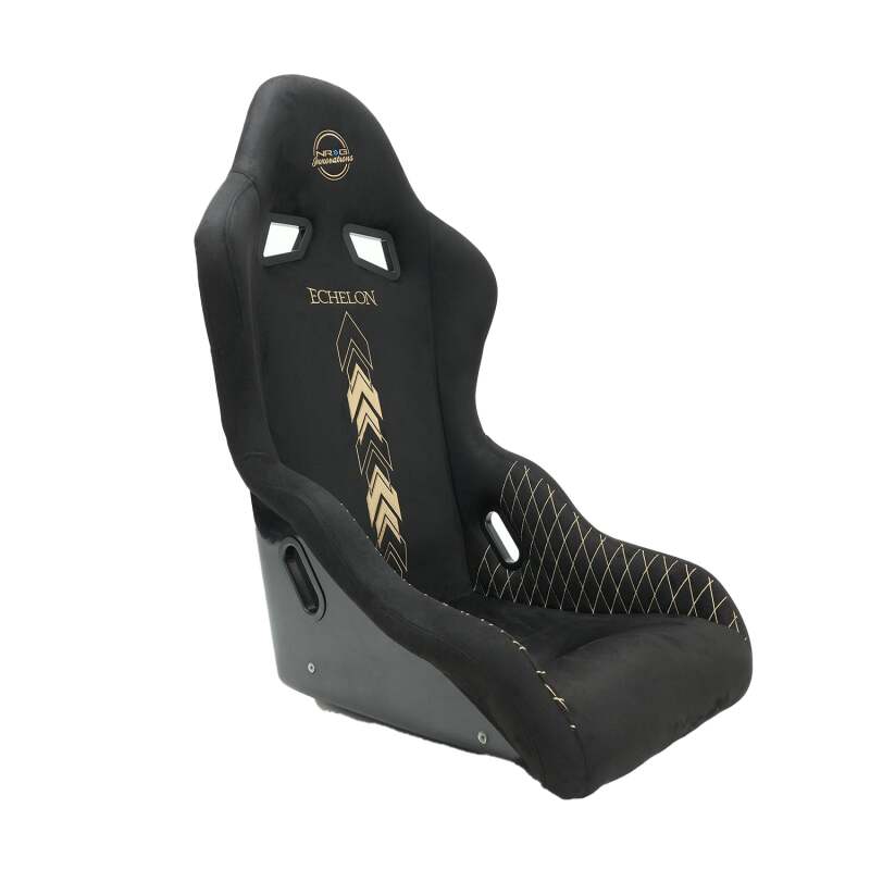 NRG FRP Bucket Seat - Echelon Light Weight - Gold Stitching - Large-thumbmail-1