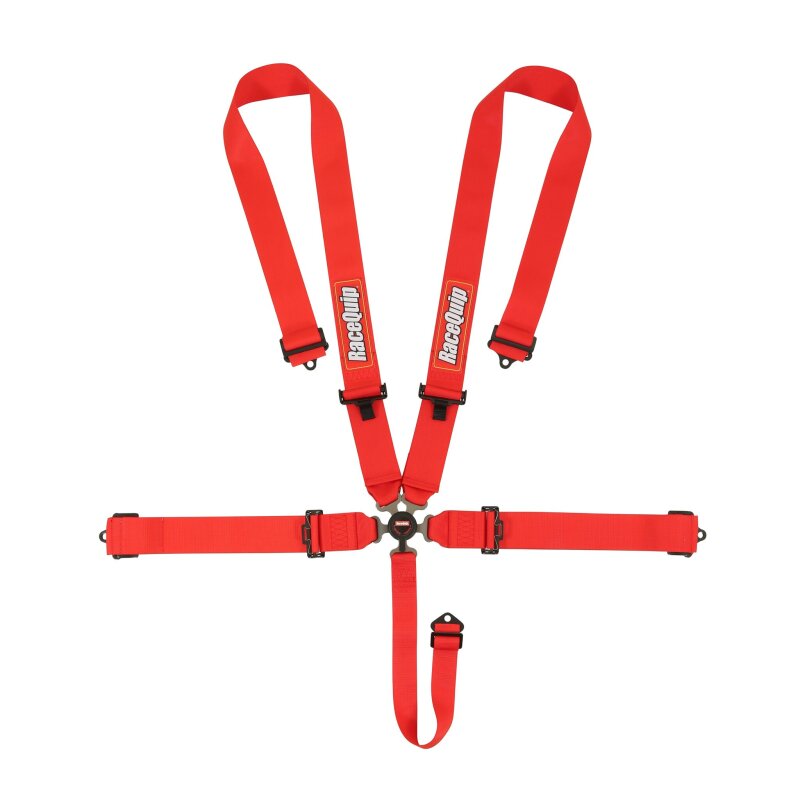 RaceQuip Red SFI CAMLOCK 5pt PD Lap Seat Belt