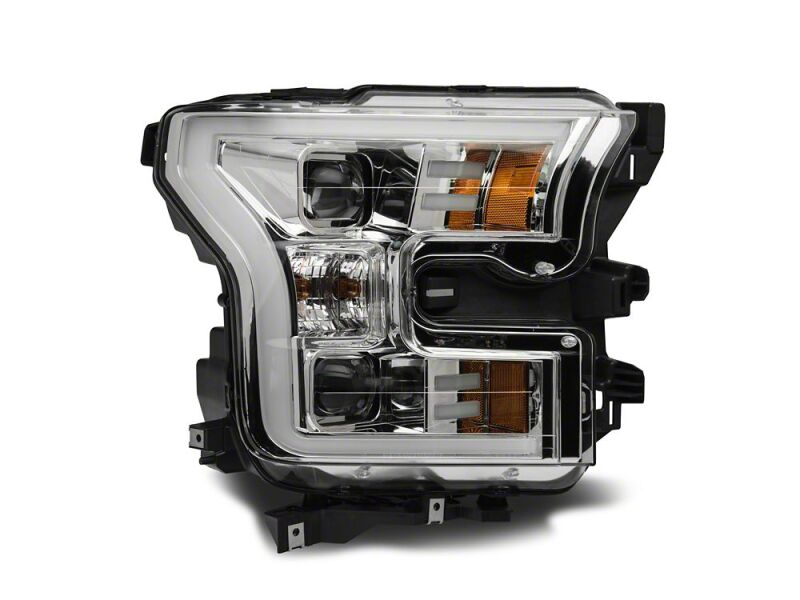 Raxiom 15-17 Ford F-150 Projector Headlights with LED Accent- Chrome Housing- Clear Lens-thumbmail-8
