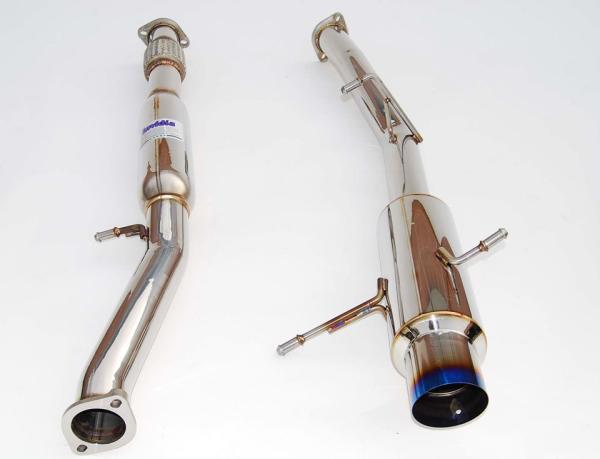 Invidia 02-07 WRX/STi 76mm N1 REGULAR Titanium Tip Cat-back Exhaust-thumbmail-4