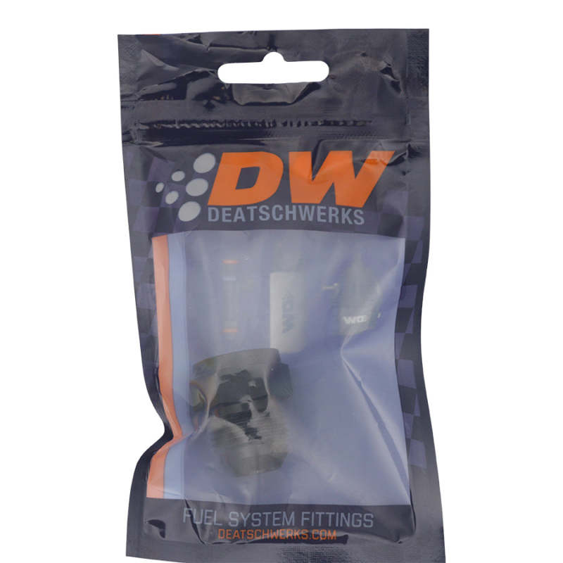 DeatschWerks 6AN Female Flare to 10AN Male Flare Expander - Anodized Matte Black-thumbmail-2