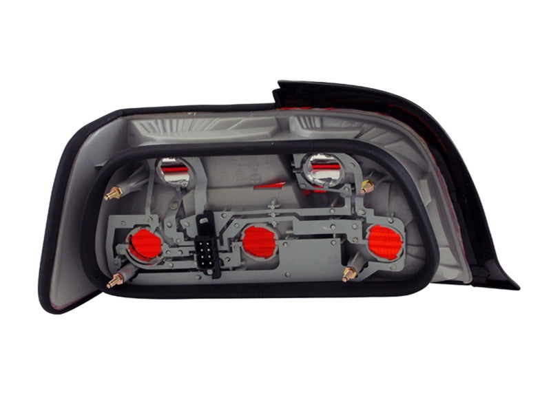 ANZO 1992-1998 BMW 3 Series E36 Coupe/Convertable Taillights Red/Smoke-thumbmail-5