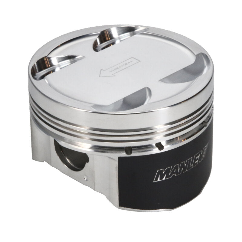 Manley Mitsubishi 4G63 Forged Dish Piston Set - 85.50mm Bore 10.50:1-thumbmail-6