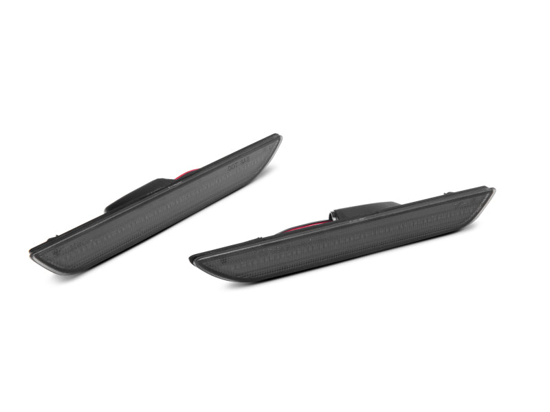 Raxiom 15-22 Ford Mustang Axial Series LED Side Marker Lights Rear (Smoked)-thumbmail-5