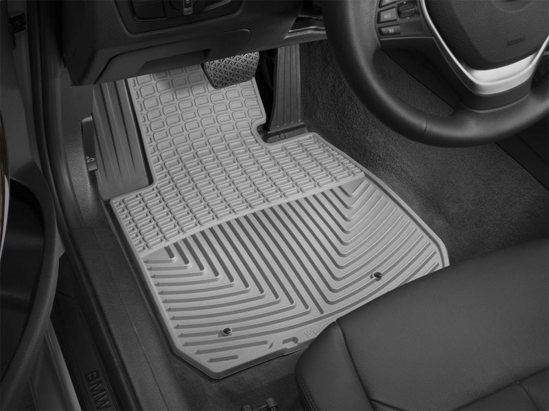 WeatherTech 12+ BMW 3-Series (F30) Front Rubber Mats - Grey-thumbmail-2