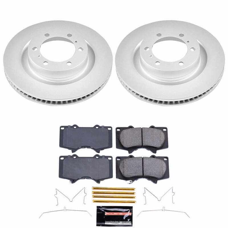 Power Stop 10-23 Lexus GX460 Front Z23 Coated Brake Kit-thumbmail-1