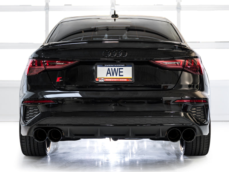 AWE 22-24 Audi 8Y S3 Touring Edition Exhaust - Diamond Black Tips-thumbmail-7