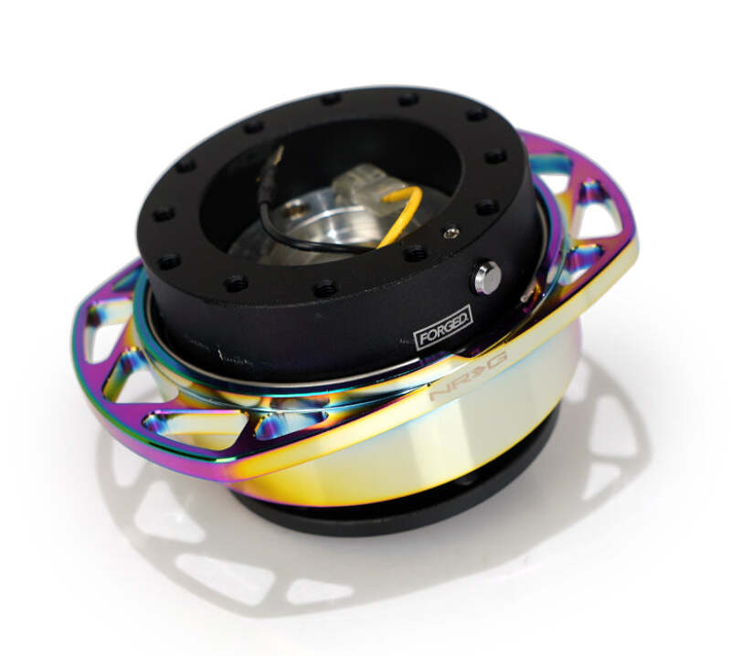NRG Quick Release Kit Gen 257 - Black Body / Neochrome Cutout Ring-thumbmail-1