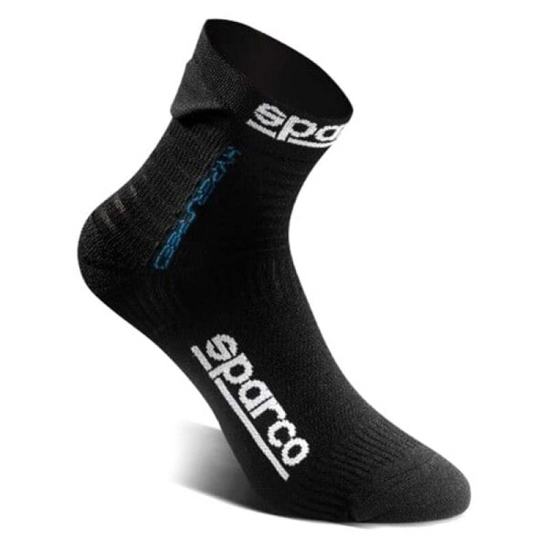 Sparco Socks Hyperspeed 44-45 Black/Blue-thumbmail-1