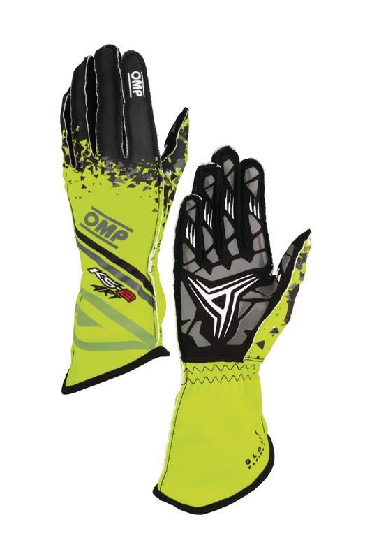 OMP KS-2 ART my2025 KART GLOVES RED / BLACK SZ 6 (KIDS)