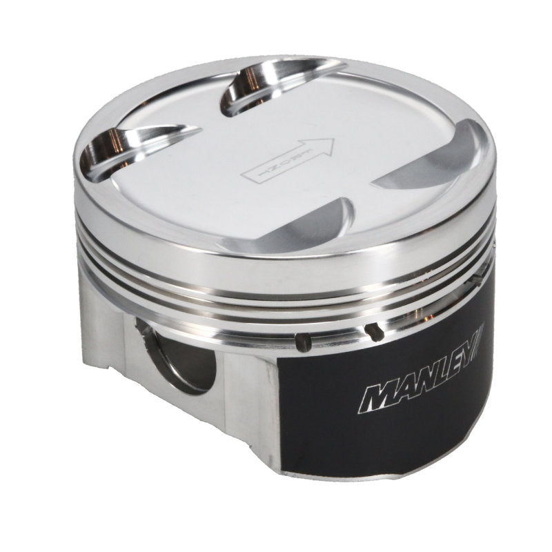 Manley 03-06 Mitsubishi Evo VIII/IX 87mm +2mm -8cc 10/10.5 CR Stroker Dish Pistons w/Rings (ED)-thumbmail-8