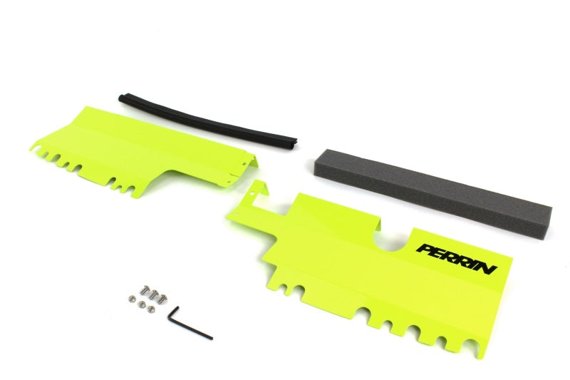 Perrin 15-21 WRX/STI Radiator Shroud (Without OEM Intake Scoop) - Neon Yellow-thumbmail-4