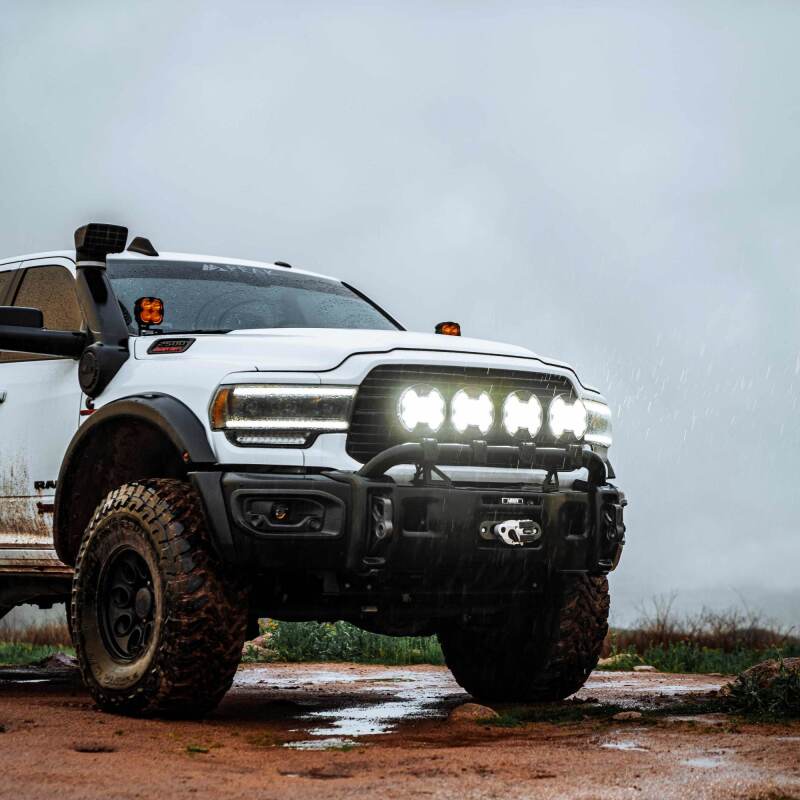 KC HiLiTES SlimLite 8in. LED Light Shield SAE Driving (Shield Only) - Clear-thumbmail-4