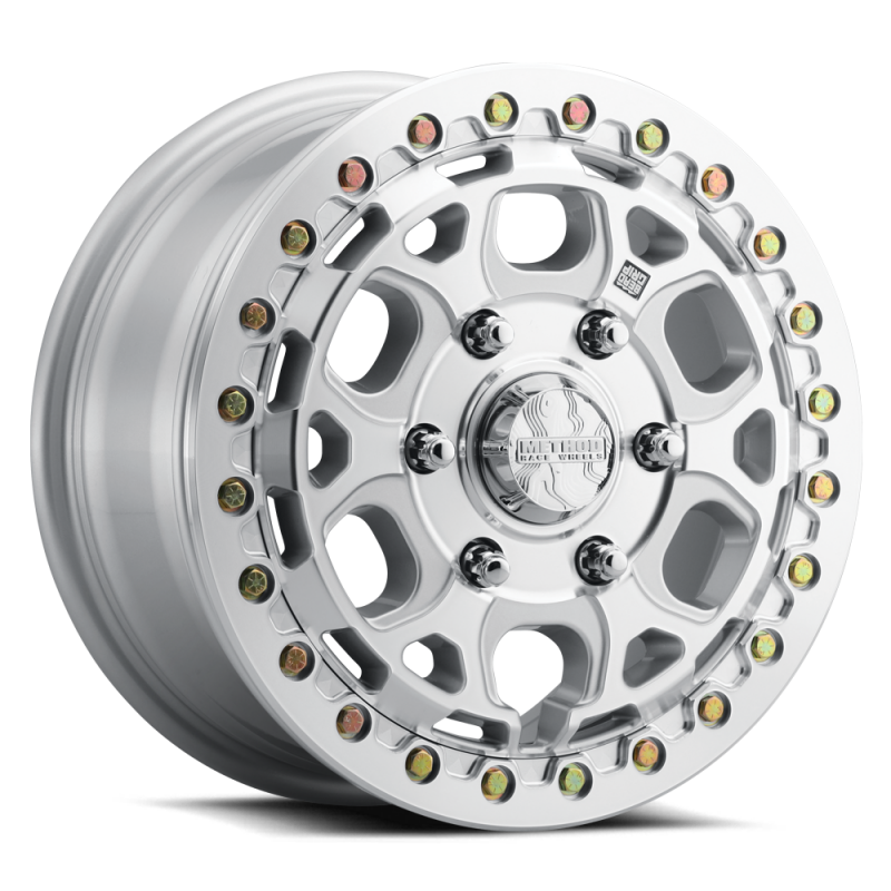 Method MR416 Beadlock 15x7 / 6x5.5 / 74mm Offset / 78.30mm Bore - Machined Clear Coat Wheel-thumbmail-1