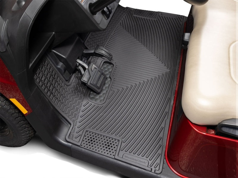 WeatherTech 2024 EZGO FreedomRXV/Valor GolfCartMat - Black-thumbmail-2
