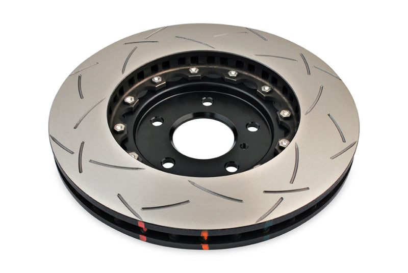 DBA 03-07 350Z / 03-04 G35 w/ Brembo Front Slotted 5000 Series 2 Piece Rotor Assembled w/ Black Hat-thumbmail-2