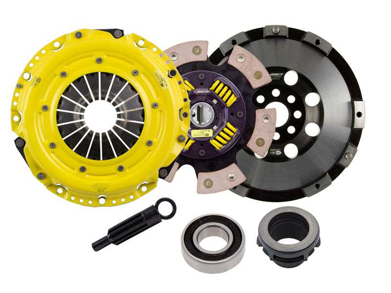 ACT 1991 BMW 525i Base 2.5 L6 GAS FI 2494cc HD/Race Sprung 6 Pad Kit-thumbmail-1