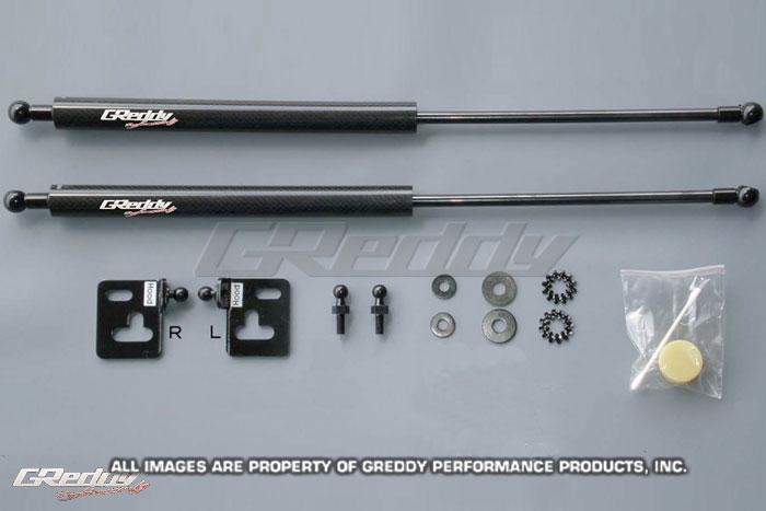 GReddy 05-07 Subaru WRX/STi  Engine Hood Lifter Kit (Designed for OEM weight hoods.)-thumbmail-2