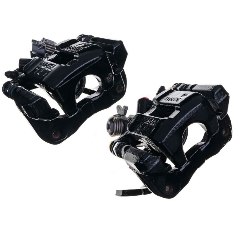Power Stop 06-11 Acura CSX Rear Black Caliper - Pair w/Bracket-thumbmail-8