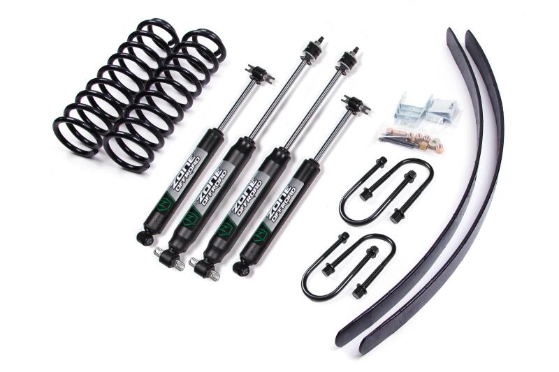 Zone Offroad 84-01 Jeep XJ 3in Kit w/Dana35 Axle