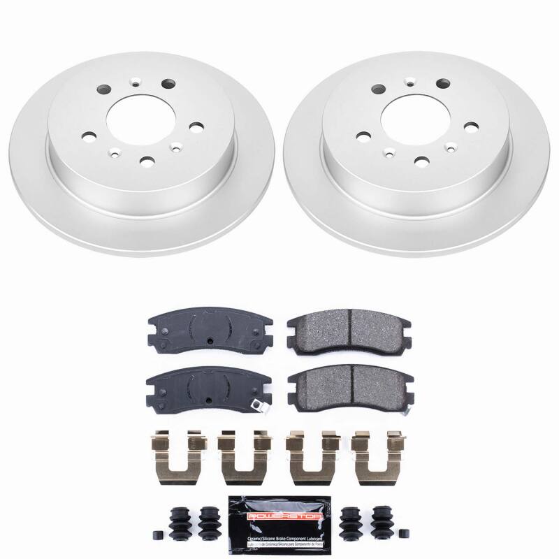 Power Stop 08-09 Buick Allure Rear Z23 Coated Brake Kit-thumbmail-1