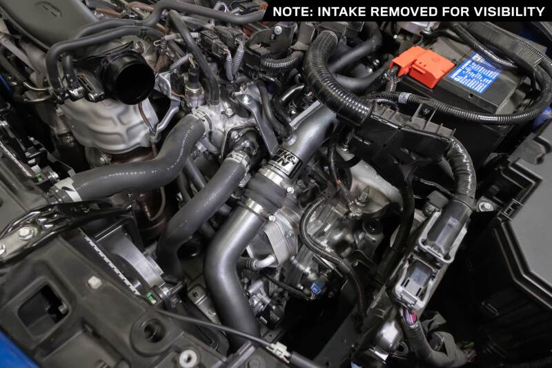 K&N 22-24 Honda Civic 1.5L L4 Aluminum Charge Pipe Kit - Gunmetal Gray-thumbmail-3
