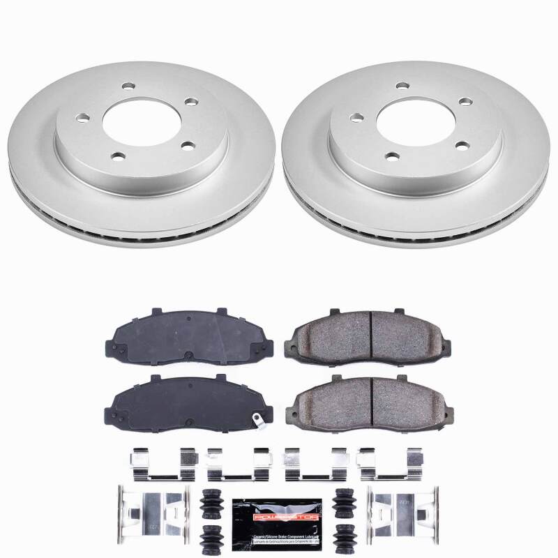 Power Stop 97-03 Ford F-150 Front Z23 Coated Brake Kit-thumbmail-1