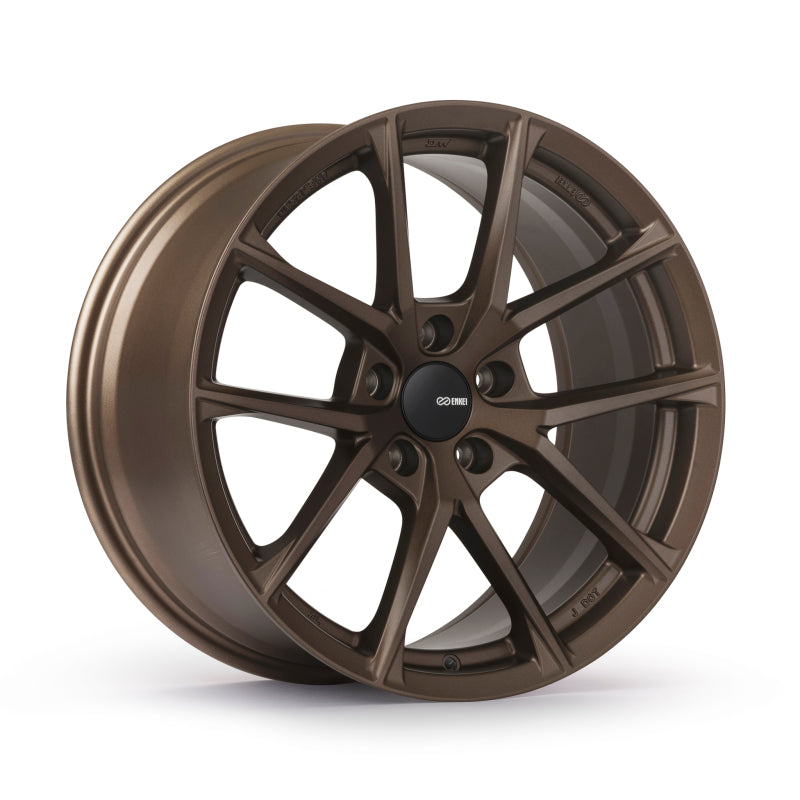 Enkei Helix 19x8.5in / 5x114.3 BP / 40mm Offset / 72.6mm Bore - Matte Bronze Wheel