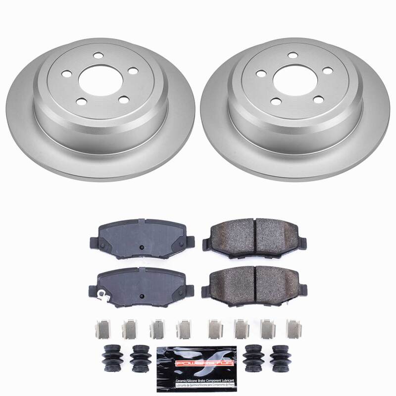 Power Stop 07-11 Dodge Nitro Rear Z23 Coated Brake Kit-thumbmail-1