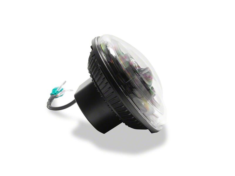 Raxiom 07-18 Jeep Wrangler JK 7-Inch V2 Dragon Eye LED Headlights- Black Housing- Clear Lens-thumbmail-12