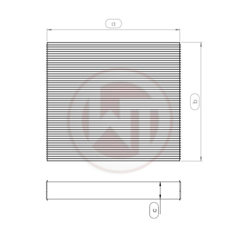 Wagner Tuning 685x489x50mm Radiator Core-thumbmail-1