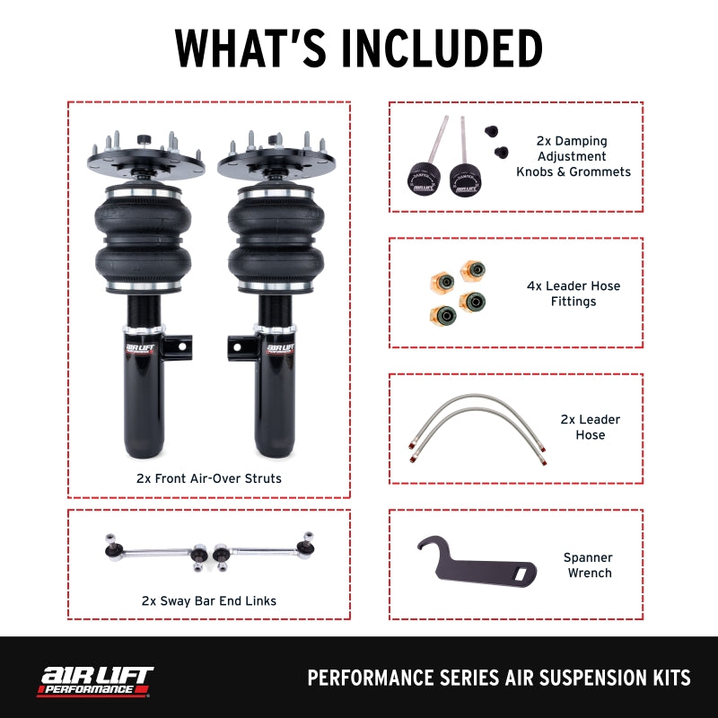 Air Lift Performance 2015-2018 BMW M3 / 15-20 M4 Front Kit (5 Bolt)-thumbmail-6
