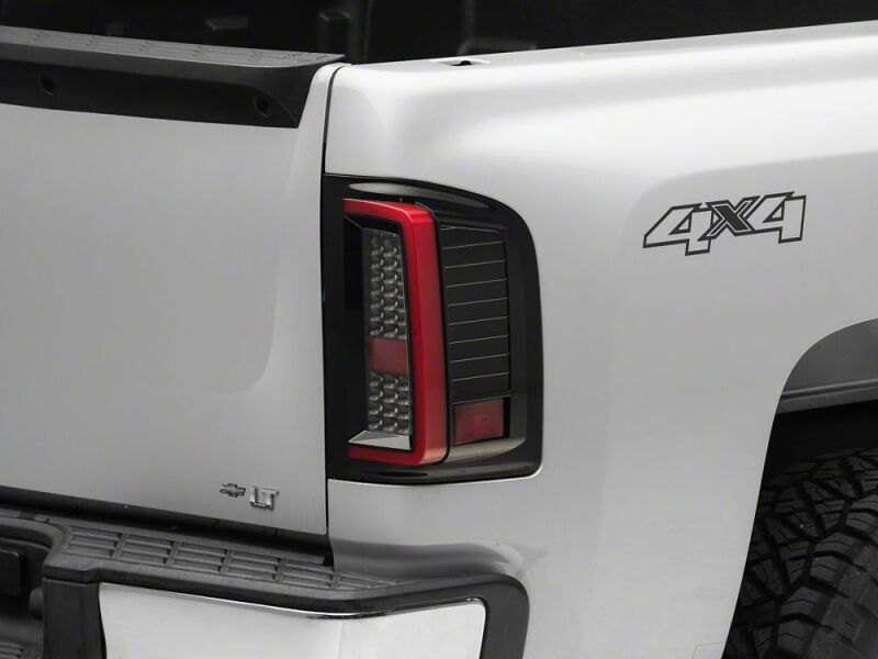 Raxiom 07-13 Chevrolet Silverado 1500 G2 LED Tail Lights- Black Housing- Smoked Lens-thumbmail-5
