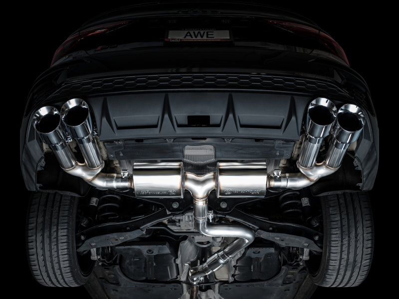 AWE 22-24 Audi 8Y S3 Touring Edition Exhaust - Chrome Silver Tips-thumbmail-10