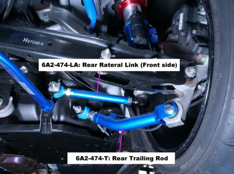 Cusco 2022+ Subaru WRX / 2018+ Subaru Crosstrek Adjustable Rear Trailing Rod Set-thumbmail-2