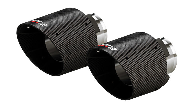 Borla 15-24 Dodge Charger V8 / 2023 Chrysler 300C T-304 SS Tips 5in Outlet - Carbon / Black Anodized-thumbmail-3