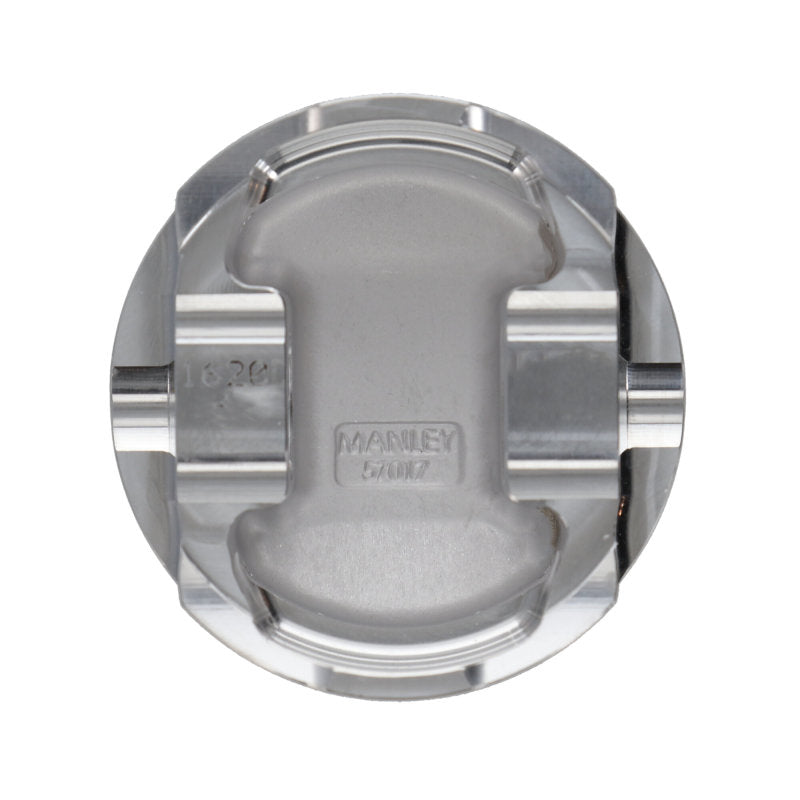 Manley 03-06 Mitsubishi Evo 8/9 4G63T 87mm +2.0mm Bore 8.5/9.0:1 Dish Extreme Duty Piston - Single-thumbmail-8