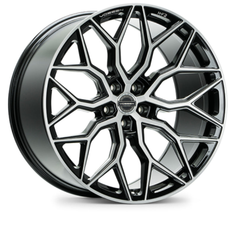 Vossen HF-2 22x11 - 5x130 - ET50 - Deep Face - 71.6 -- Brushed Gloss Black Wheel-thumbmail-1