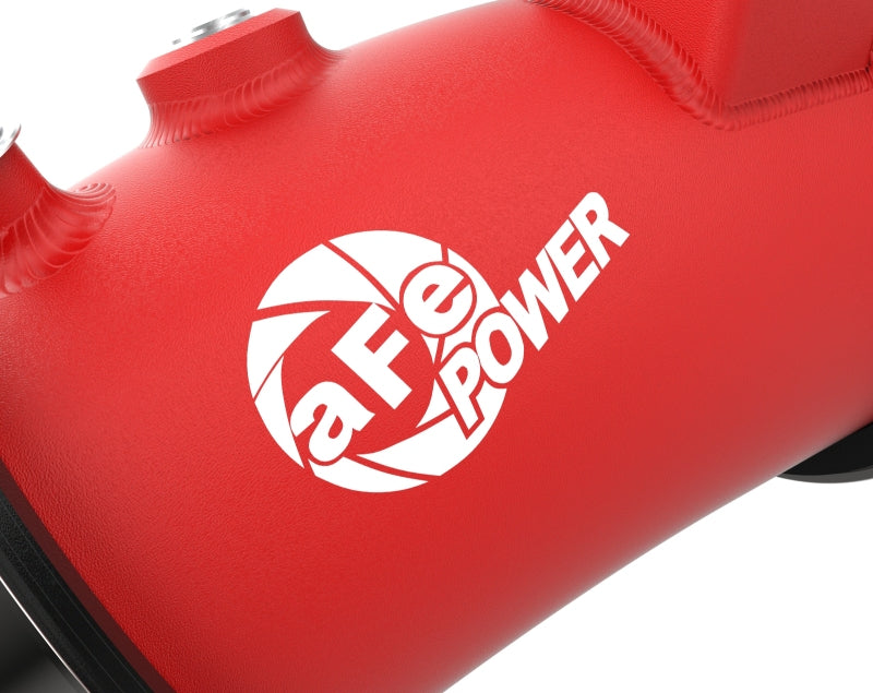 aFe BladeRunner 22-23 Kia Stinger L4-2.5L (t) Aluminum Hot and Cold Charge Pipe Kit - Red-thumbmail-5