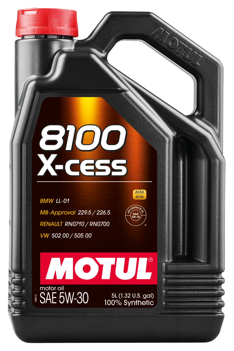 Motul Synthetic Engine Oil 8100 5W30 X-CESS 5L-thumbmail-1
