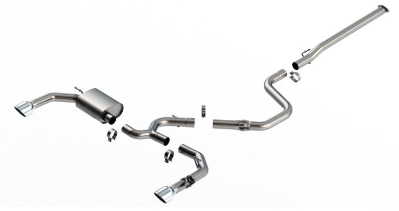 Borla 22-23 Hyundai Elantra N 2.0L 4 CYL. TURBO AT/MT ATAK Catback Exhaust Bright Chrome-thumbmail-1